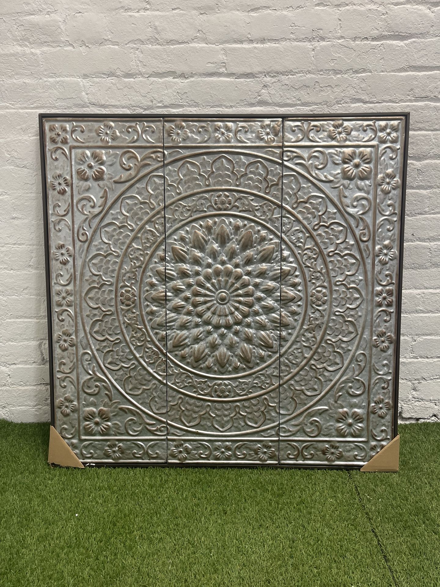 The Curated Nomad Kaltenborn Metal Wall Panel - 36"W, 36"H