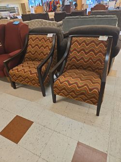 Arm Chair Multi Color Print "Sold Seperately "