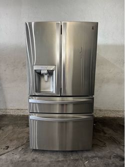 Kenmore four doors stainless steel refrigerator