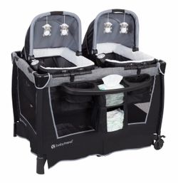 Baby Trend Retreat Twins Nursery Center Playard