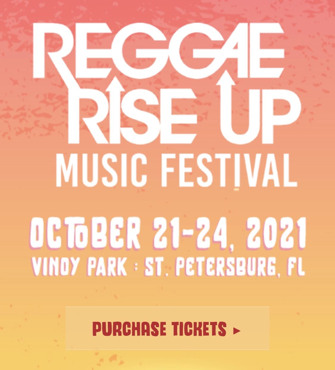 2x Reggae Rise Up Tickets for FRIDAY ONLY