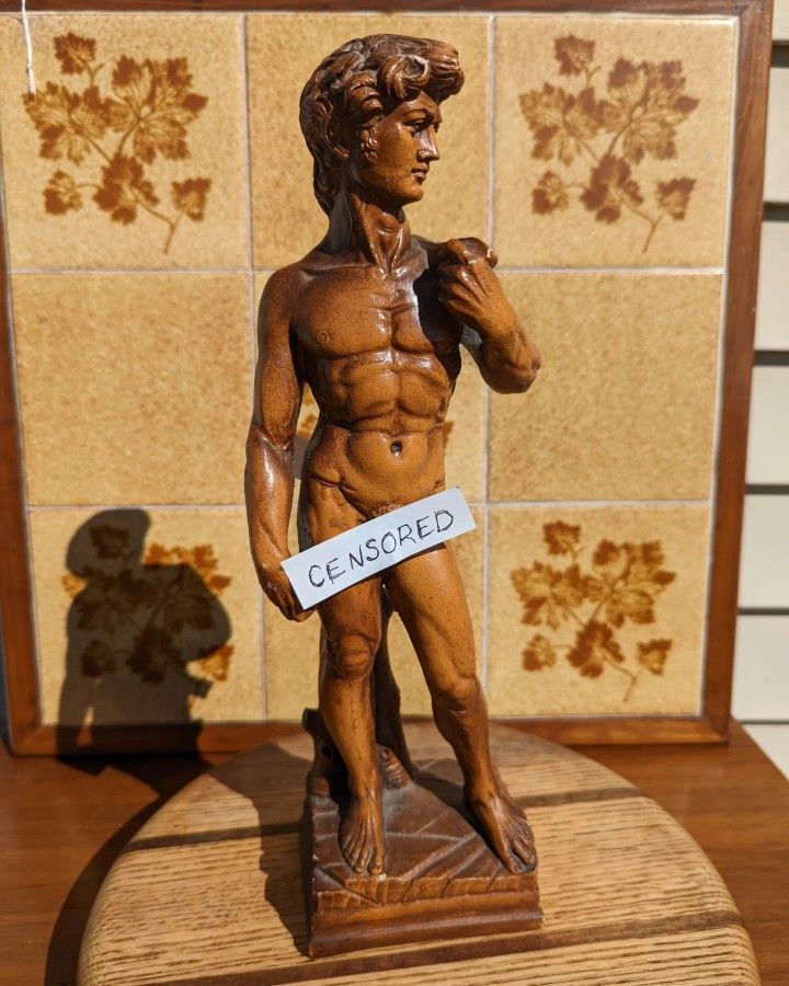 Small Statue Of Michaelangelo's David 