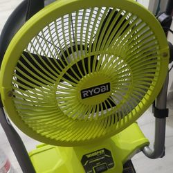 ONE+ 18V Cordless Hybrid WHISPER SERIES 12 in. Misting Air Cannon Fan (Tool Only)