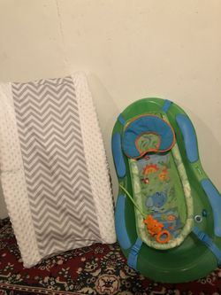 Baby Tub, Changing Pad & Wedge