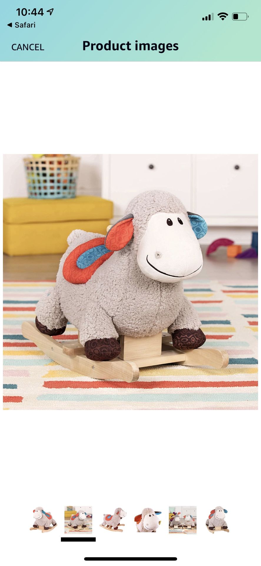 Loopsy Wooden Rocking Sheep