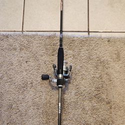 Bass Pro Graphite Pole With Reel 7ft 4-10lb Power Medium Light  Both Are Nice Set Up 