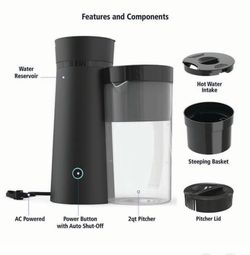 Mainstays 2-Quart Iced Tea and Iced Coffee Maker, 8-Cup