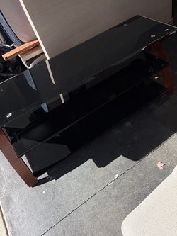 Glass tv stand-$150 OBO