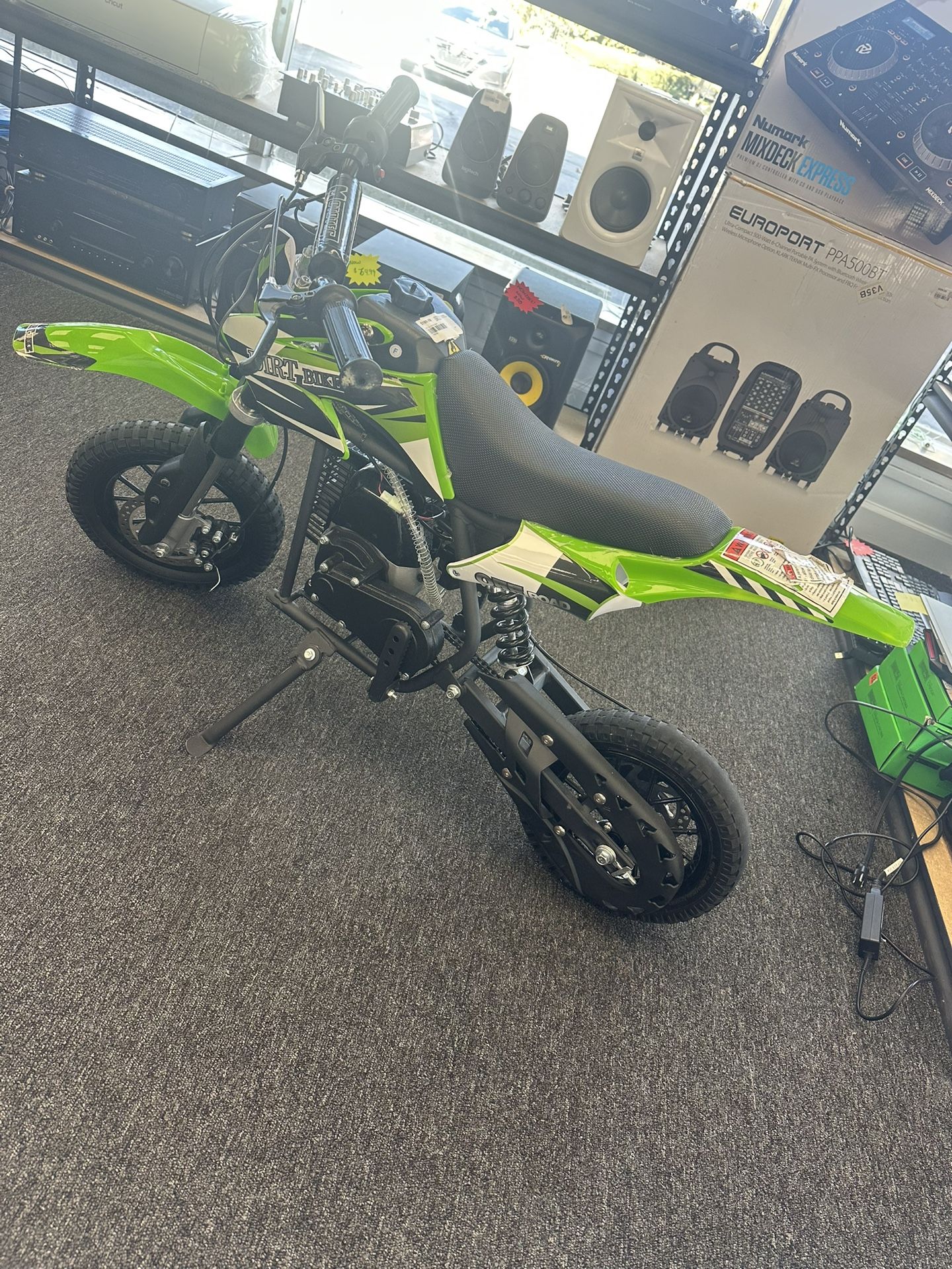 Mototec Green Kids Dirt Bike