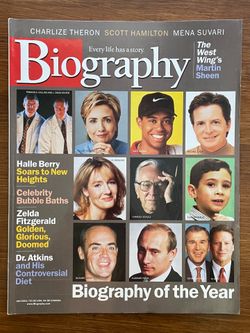 Vintage Biography Magazines 2001