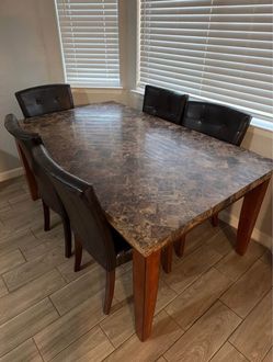 Stone top table