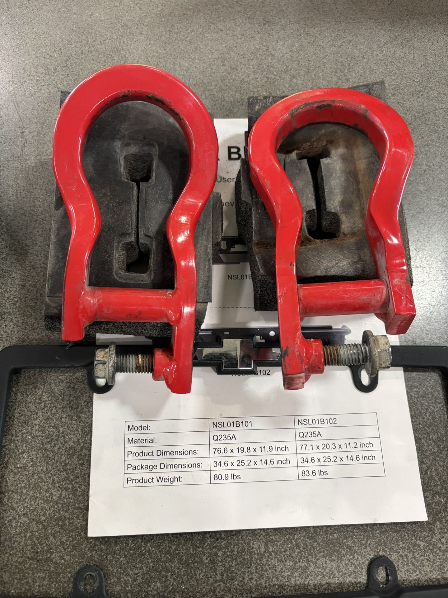 2019-2025 CHEVY SILVERADO 1500+ TOW HOOKS