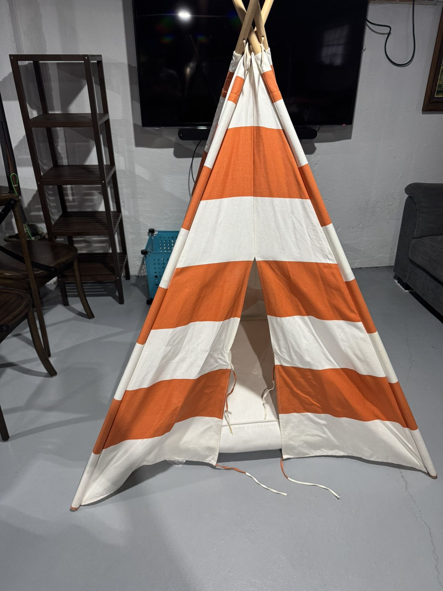 Kid’s Teepee Tent, Orange