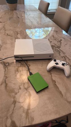 xbox one s with controller and 1tb space.