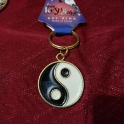 Ying Yang Key Ring 