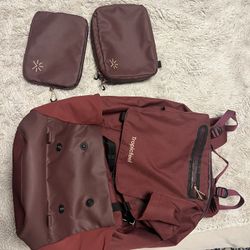 Tropicfeel Shell Travel Backpack w Toiletries Pouch & Tech Pouch