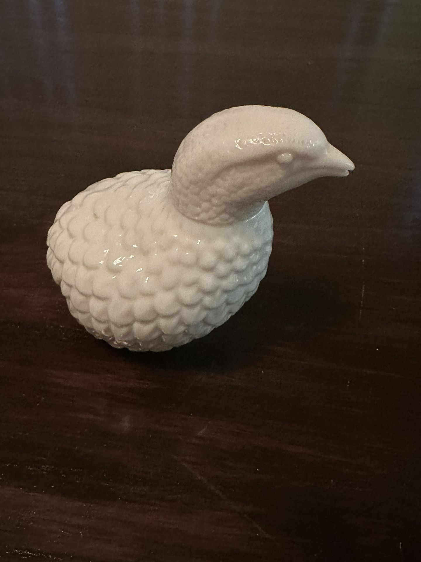Avon Milk Glass "The Partridge'" 