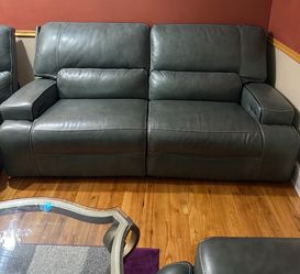 Original leather electric recliner