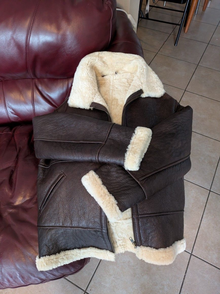 Shearling Bomber Jacket 