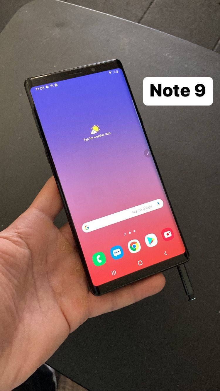 Samsung Note 9. Like New And Unlocked! No tax