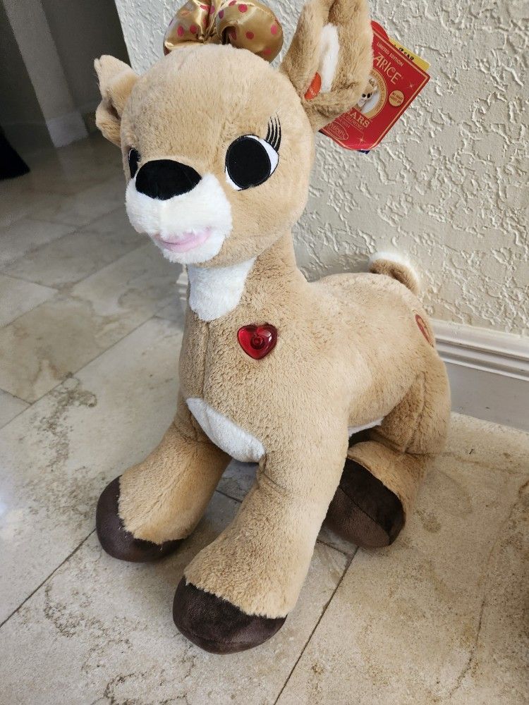 Rudolph The Red Nosed Reindeer Christmas Plush Decoration