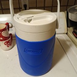 Coleman camping drink cooler or thermos