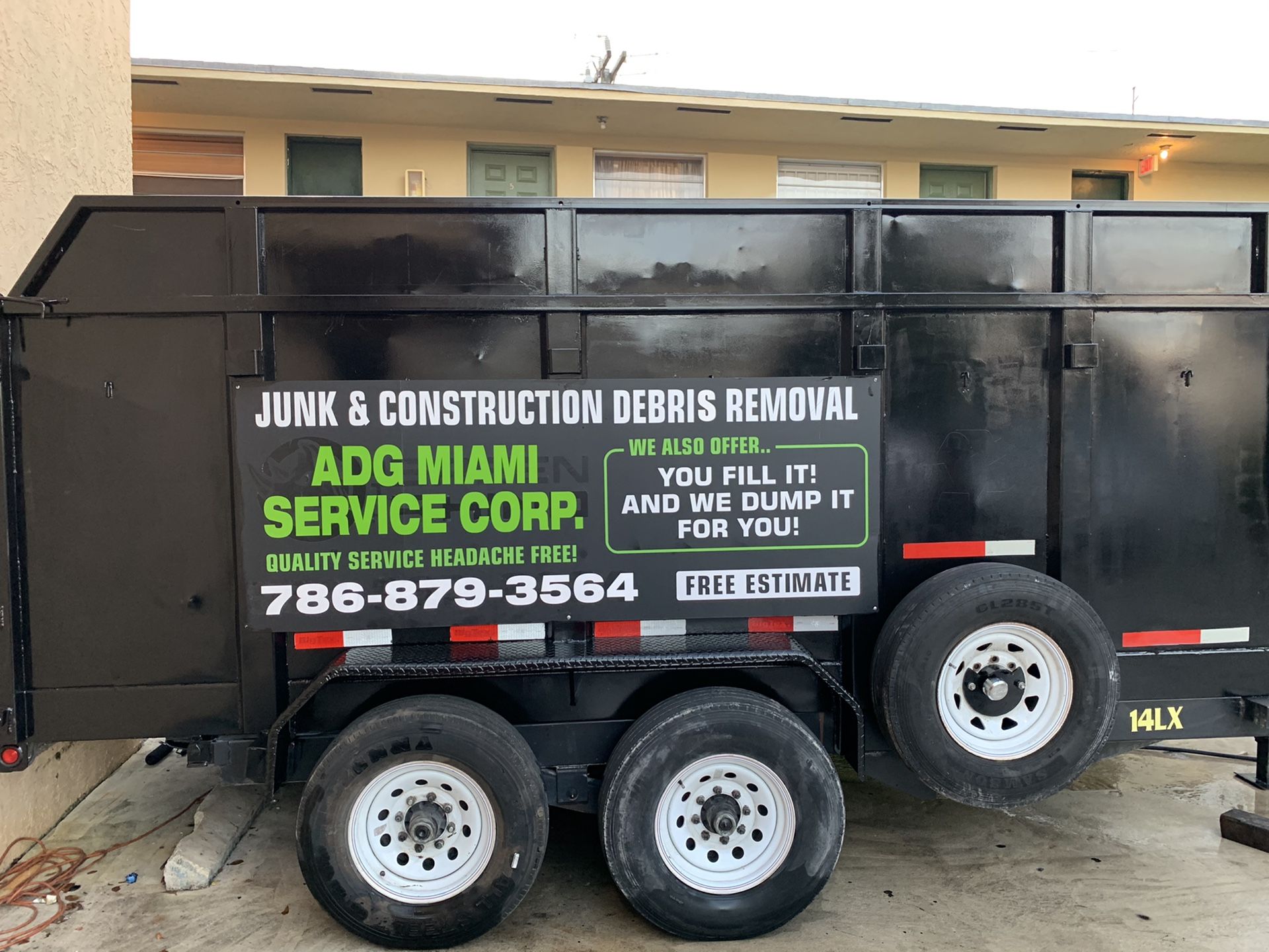 Dump trailer volteo para su servicio