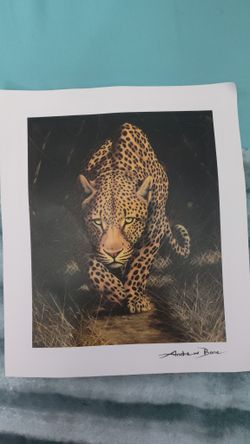 Andrew Bone Painting With Certif. Of Authenticity 