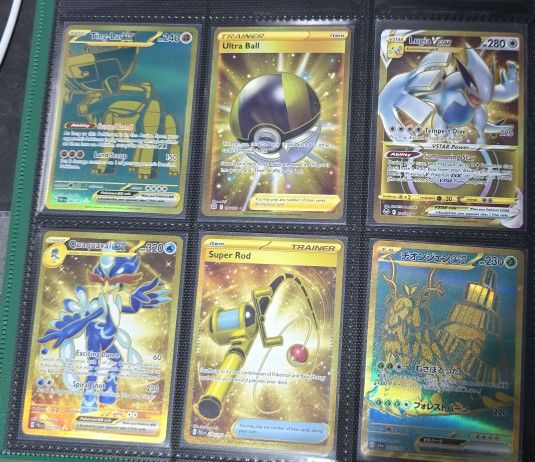 Gold Cards. Pokemon Lot