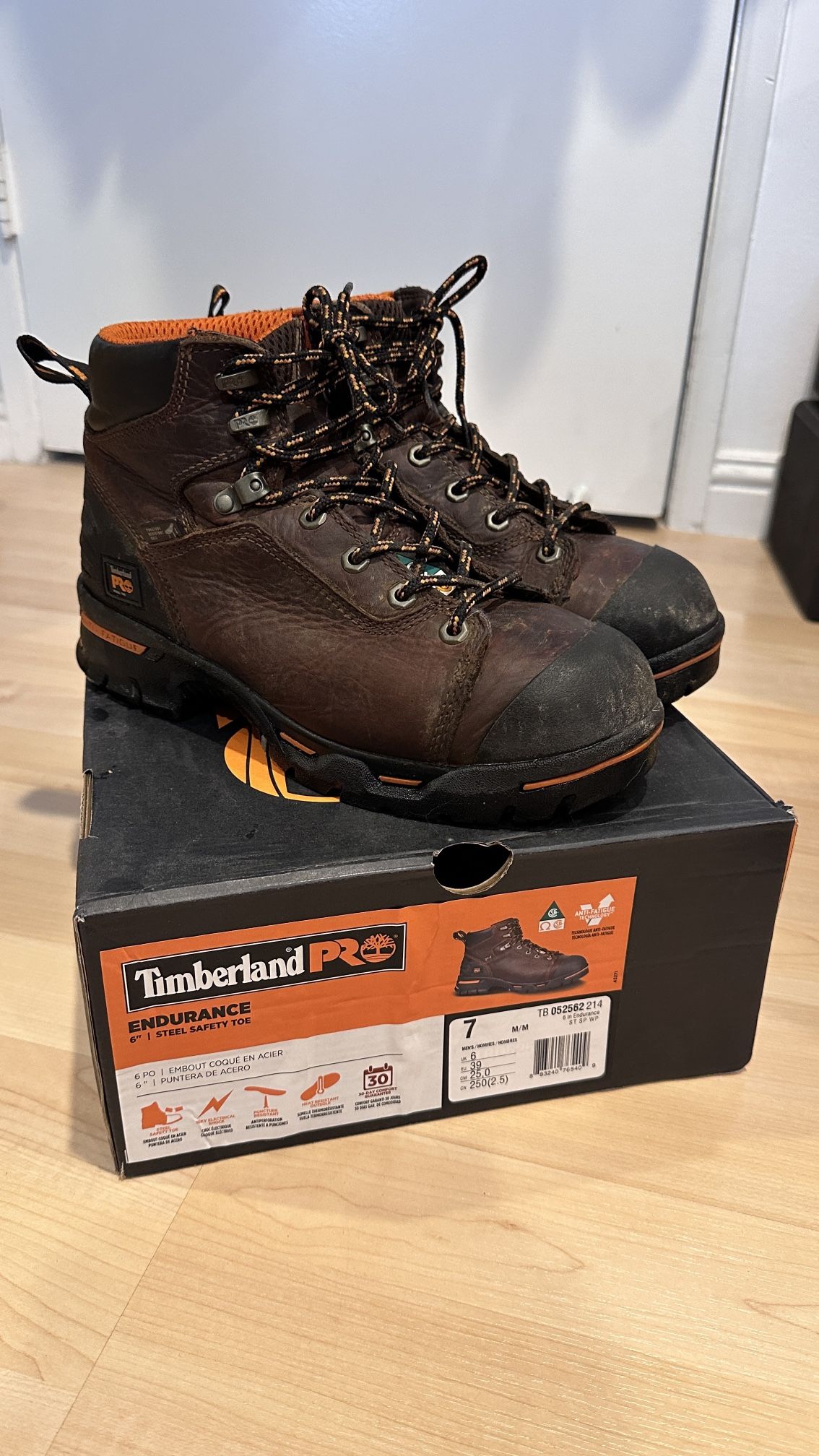 Timberland Pro Endurance Steel Toe Safety Construction Boots