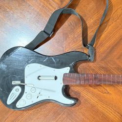 Playstation PS3 Harmonix Wireless RockBand Fender Guitar Model PSGTS2