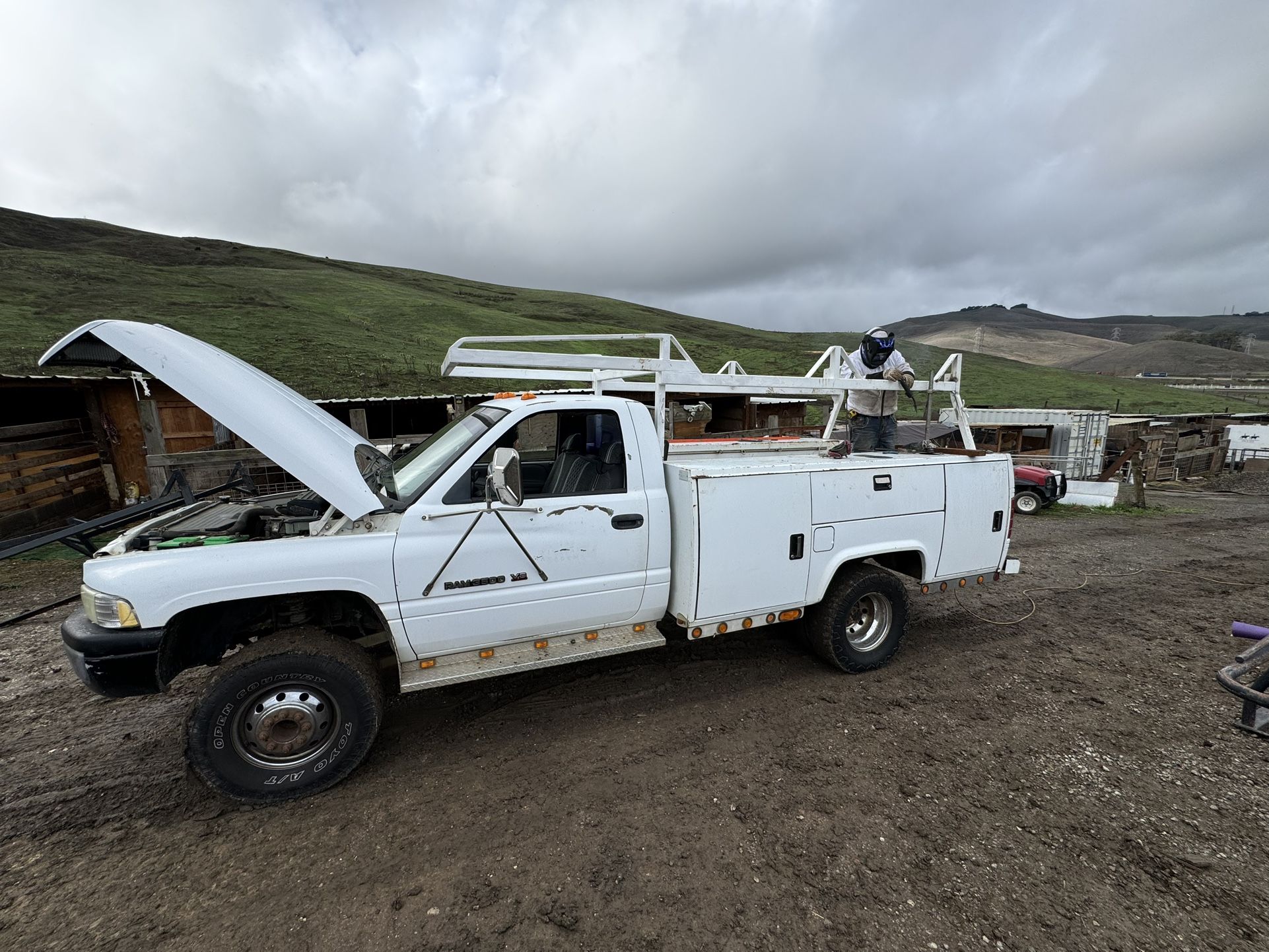 Square Pipe Lumber Rack For Útility Bed