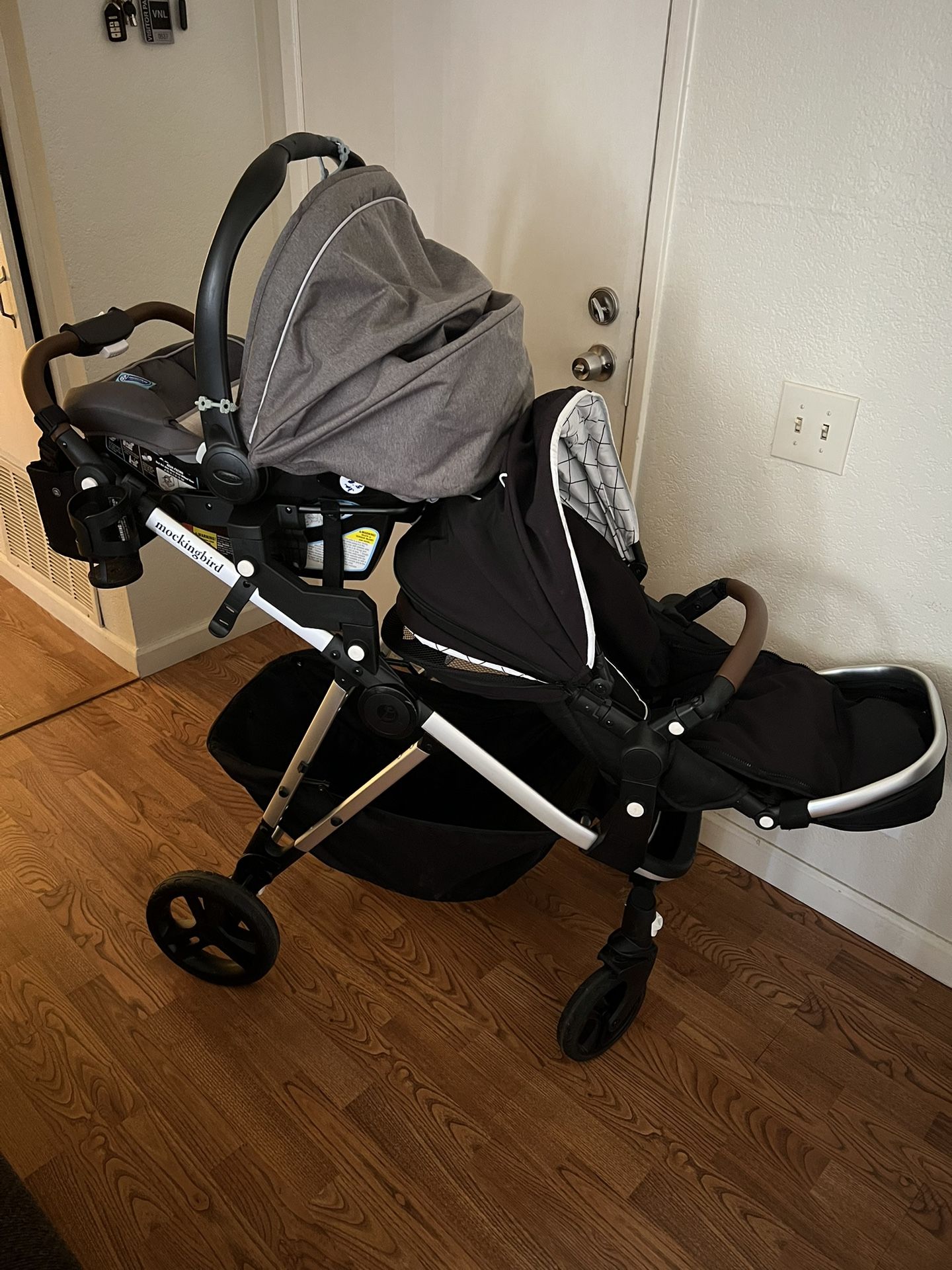 Mockingbird Double Stroller