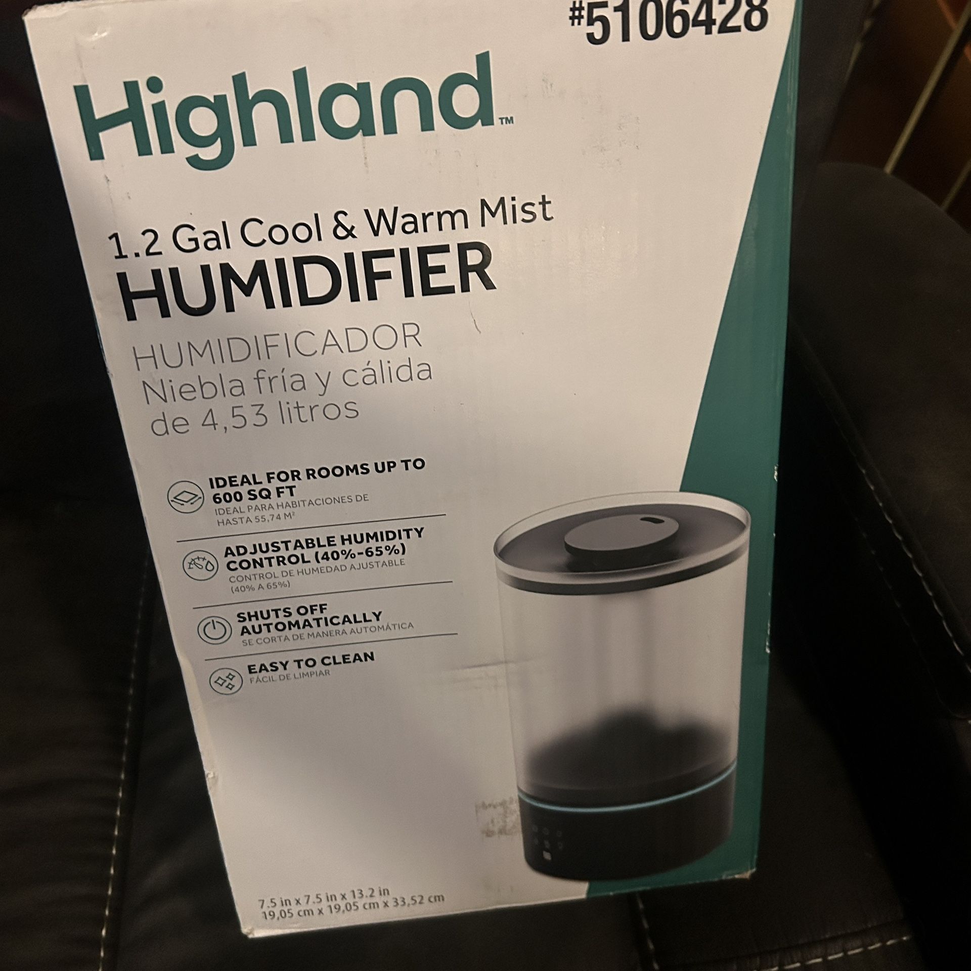 Highland Humidifier BRAND NEW NOT OPEN