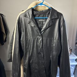 Leather Black Jacket $3!!!!