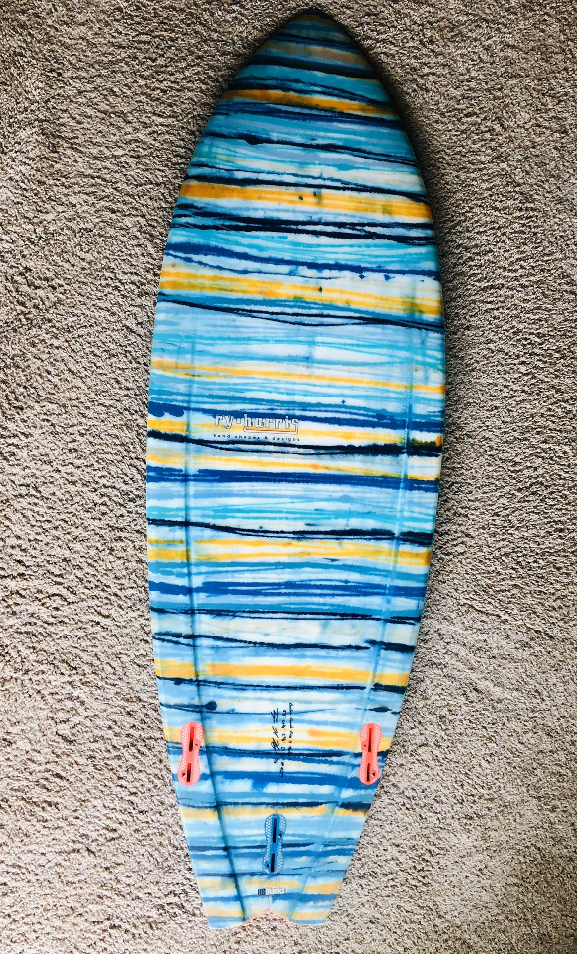 5'3 go fish inspired surfboard- 28L