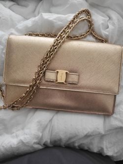 Authentic FERRAGAMO Handbag on Chain