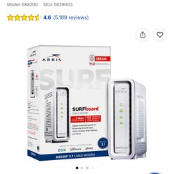 Arris Surfboard Modem SB8200