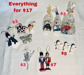 Christmas Decoration Tree / Adornos de Navidad para Arbolitos