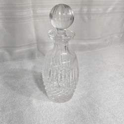 Elegant Cut Waterford Crystal Decanter with Stopper