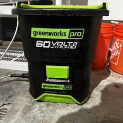 Greenworks Battery Powered Pressure Washer, Battery Powered Leaf Blower And Compatible Battery