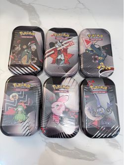Pokémon TCG Unova Mini Tin — Black Bolt & White Flare Packs