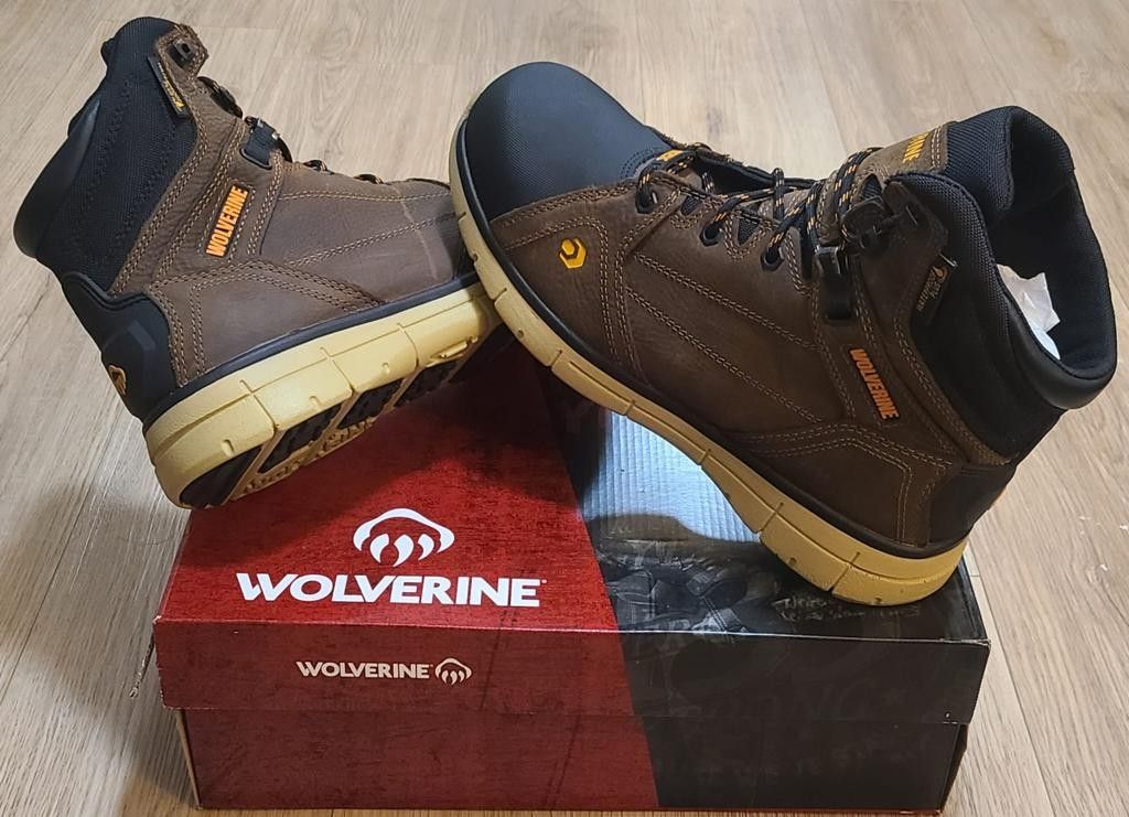 Wolverine Work Boots Size 11.5 For Men