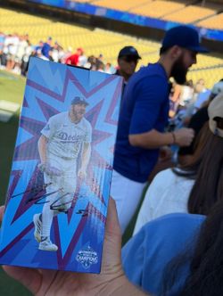 Signed Alex Vesia Dodgers Bobblehead