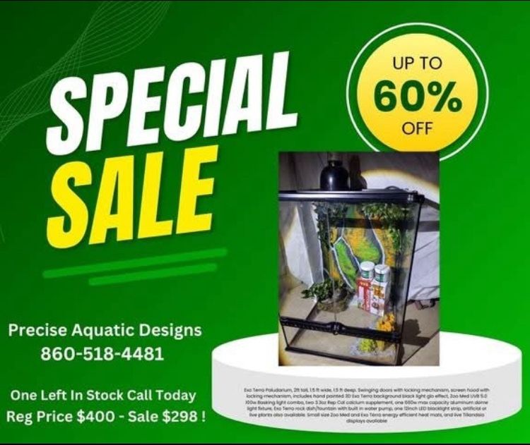 Reptile Enclosure For Sale