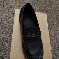 COACH Leather Black Dress Shoes