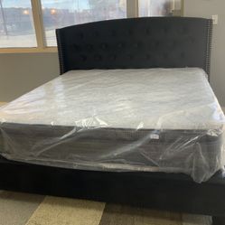 King Size Bed With Mattresses SALE