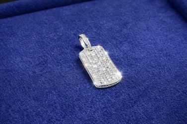 Small Dog Tag Pendent