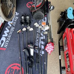 Callaway Xhot X Hot Golf Clubs, Ogio Bag, Golf Shoes