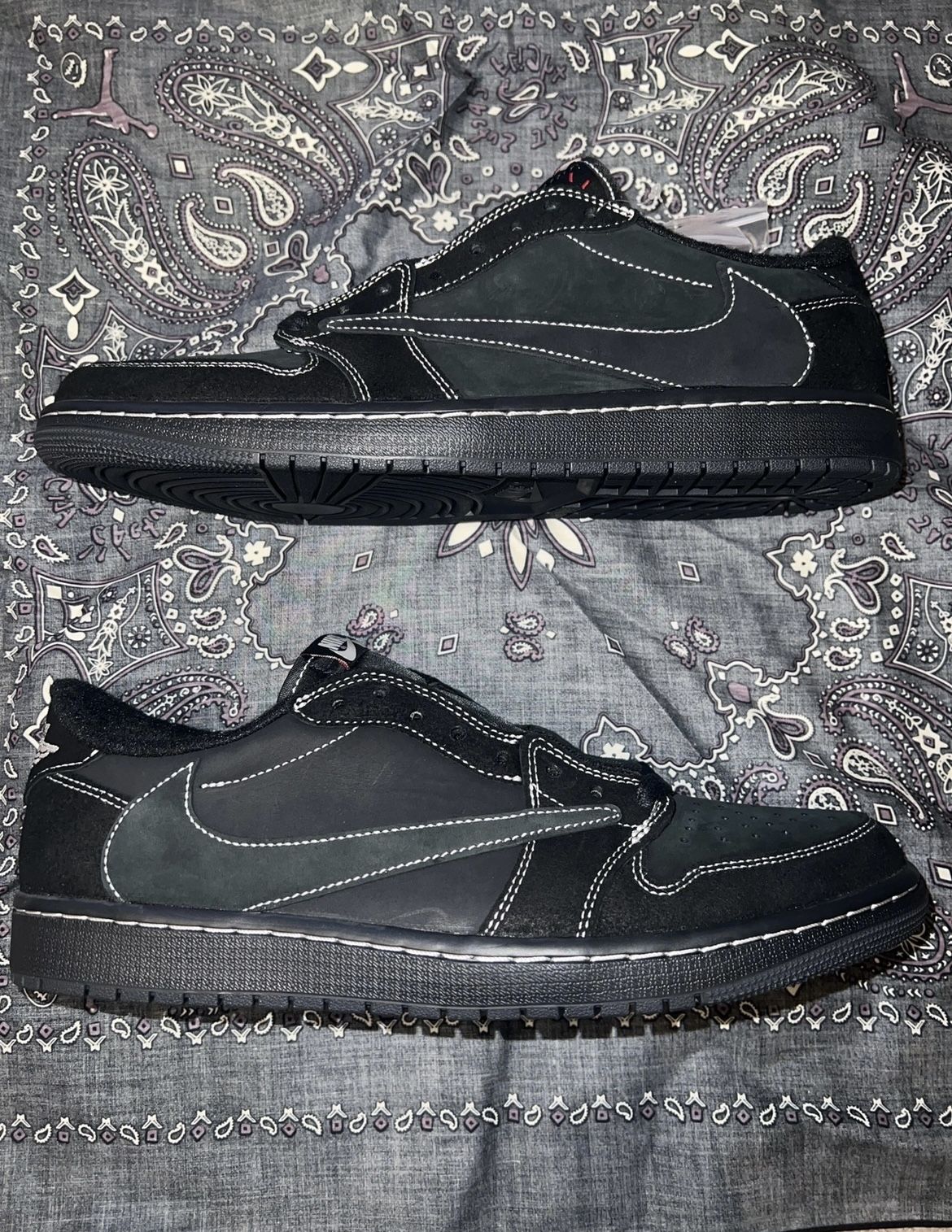 Jordan 1 Low Travis Scott Black Phantom